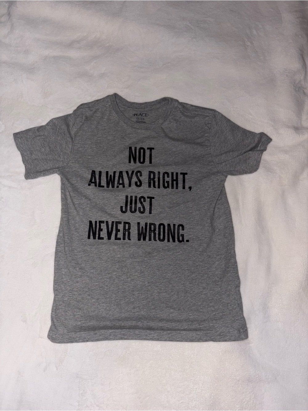 Children’s Place Grey Tshirt (Boys Large)